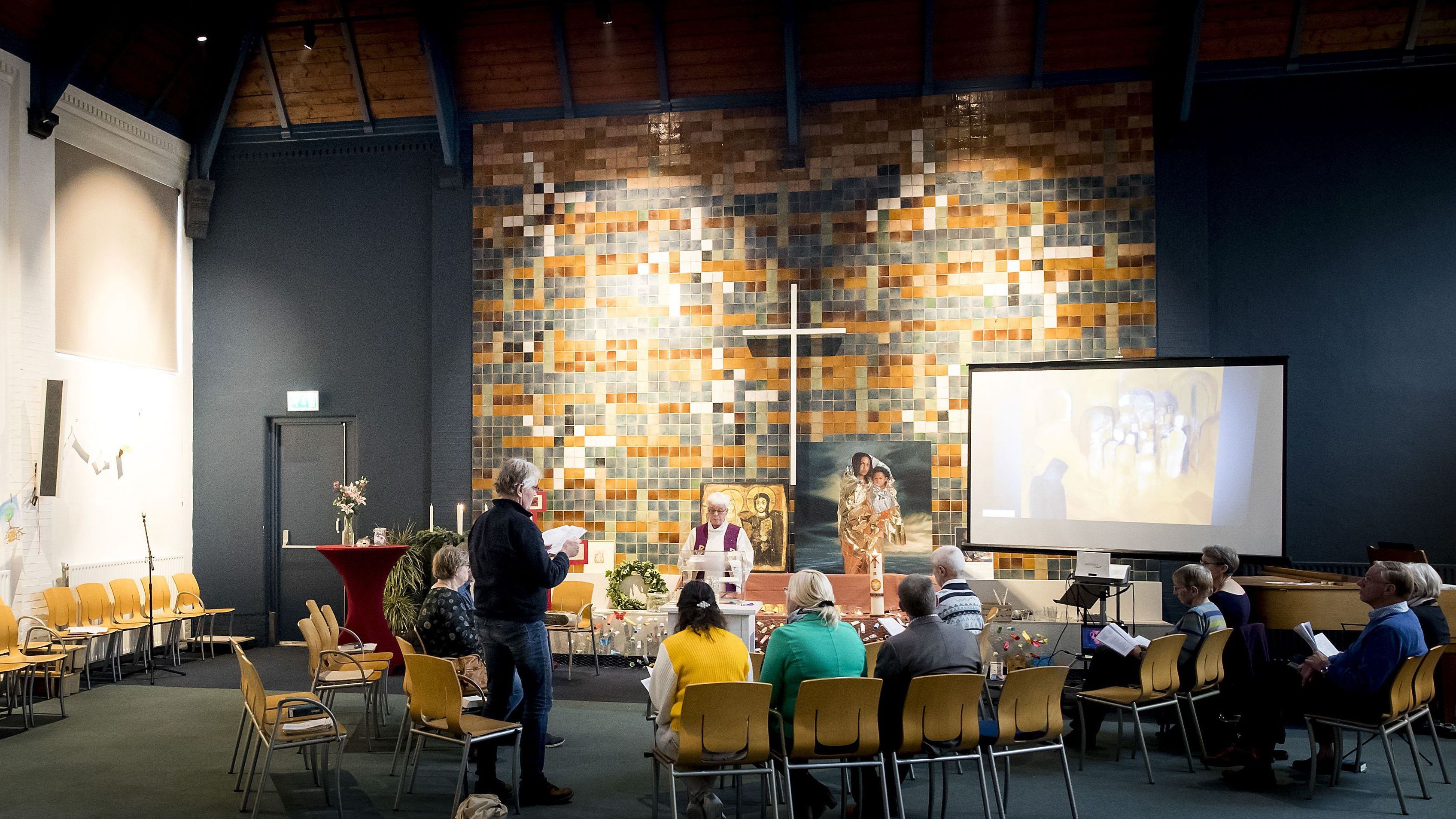 A months-long service has come to a close at a church in The Hague, Netherlands.