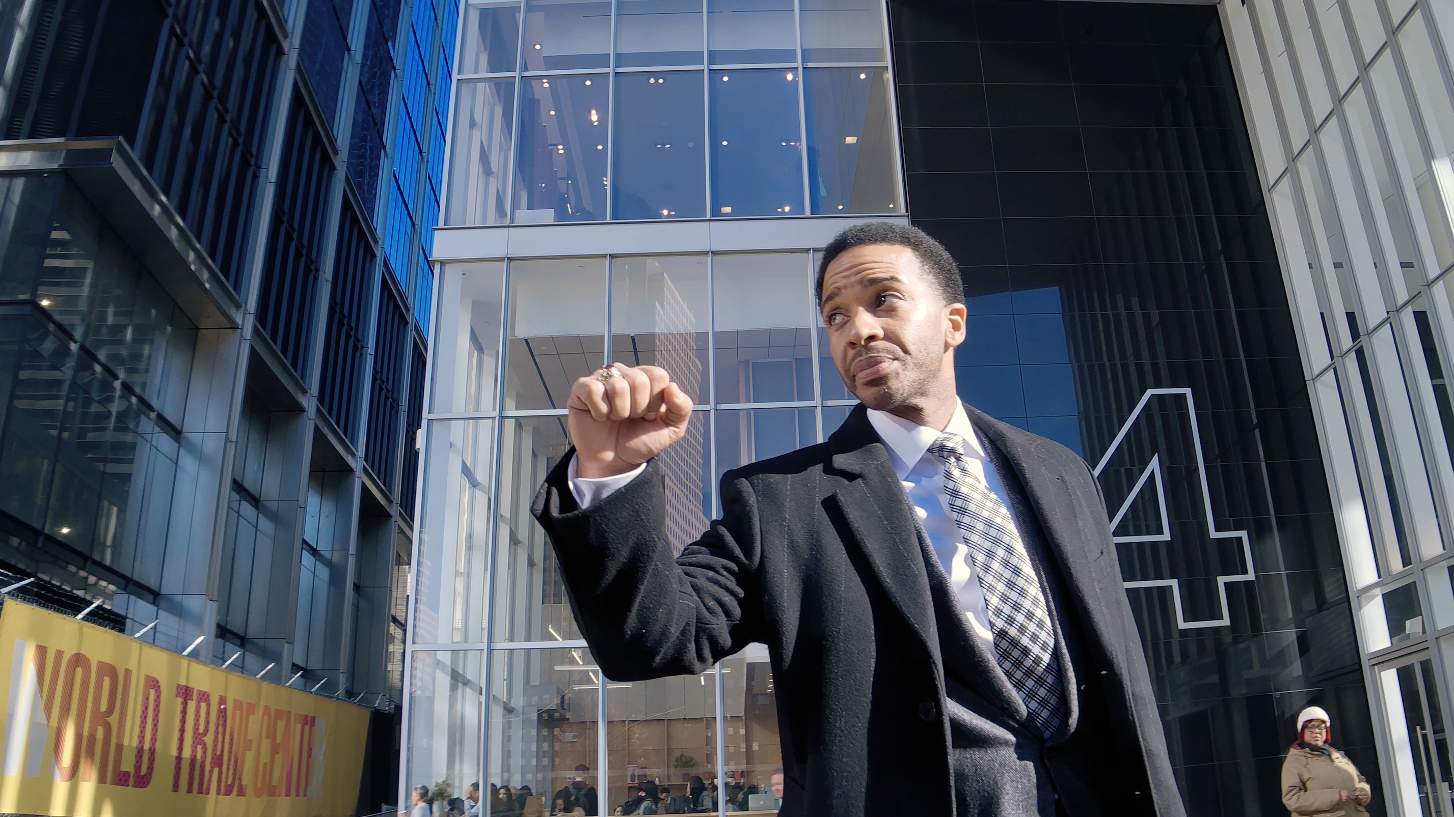 In <em>High Flying Bird</em>, directed by Steven Soderbergh with a screenplay from Tarell Alvin McCraney, André Holland plays Ray Burke — a sports agent with a scheme to shake up the NBA. (Netflix)