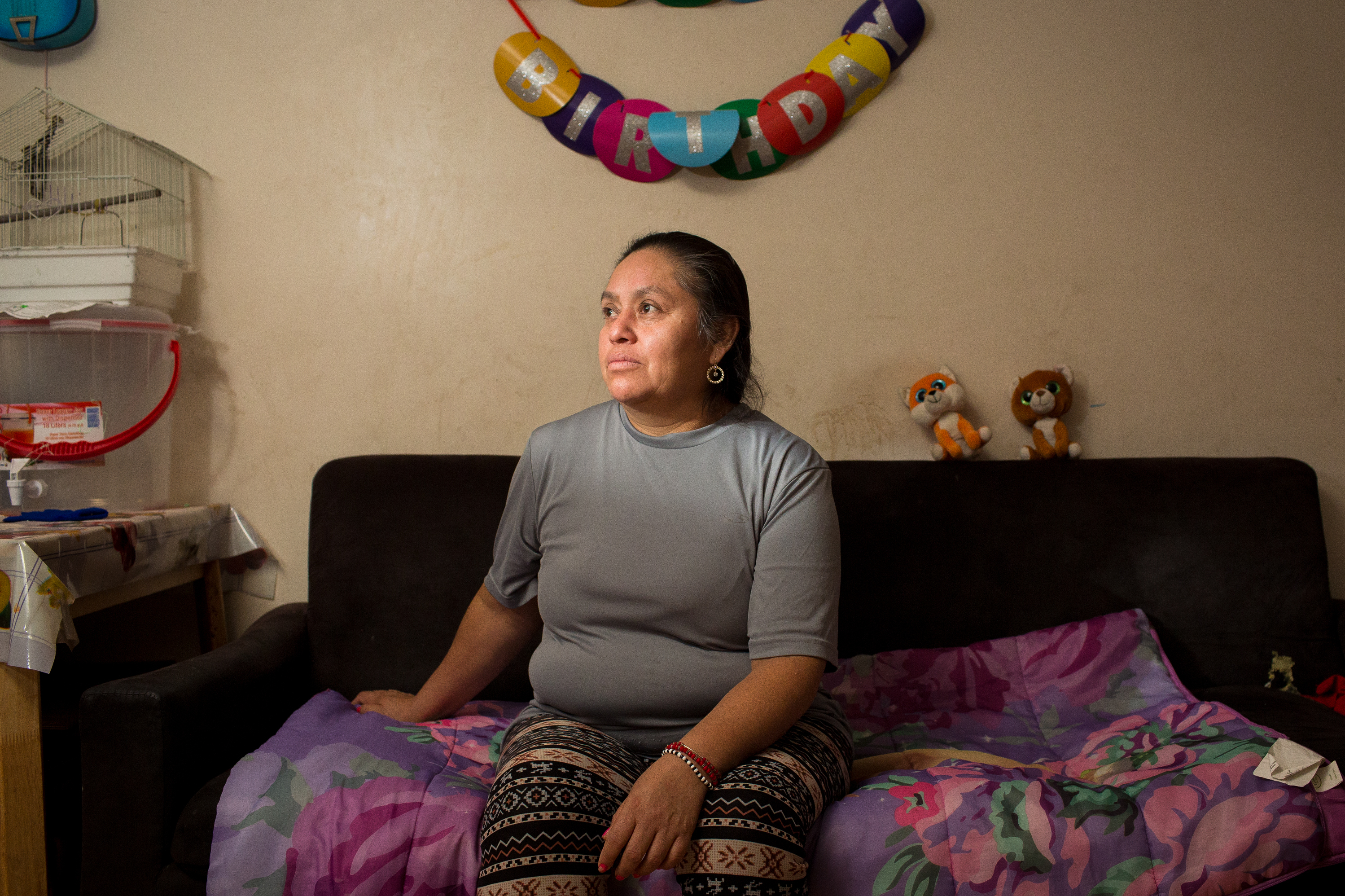 Chicago resident Domitila Valerio started noticing her bill increasing in 2018. When the bills escalated to more than $700, she couldn't afford to pay. (Michelle Kanaar for APM Reports)