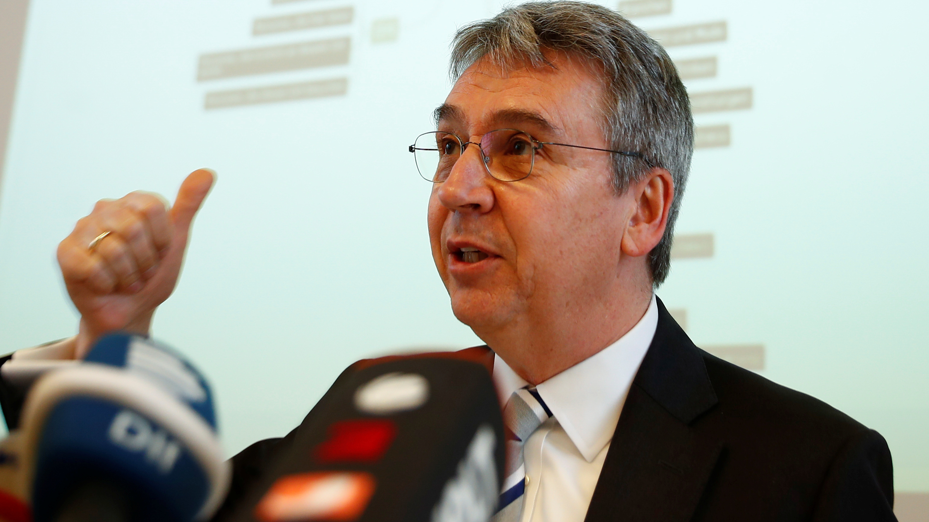 Andreas Mundt, president of Germany's Federal Cartel Office, says &quot;Facebook obtains very detailed profiles of its users and knows what they are doing online&quot; by merging data from a number of sources. Mundt announced the antitrust watchdog's findings in Bonn, Germany, on Thursday. (Reuters)