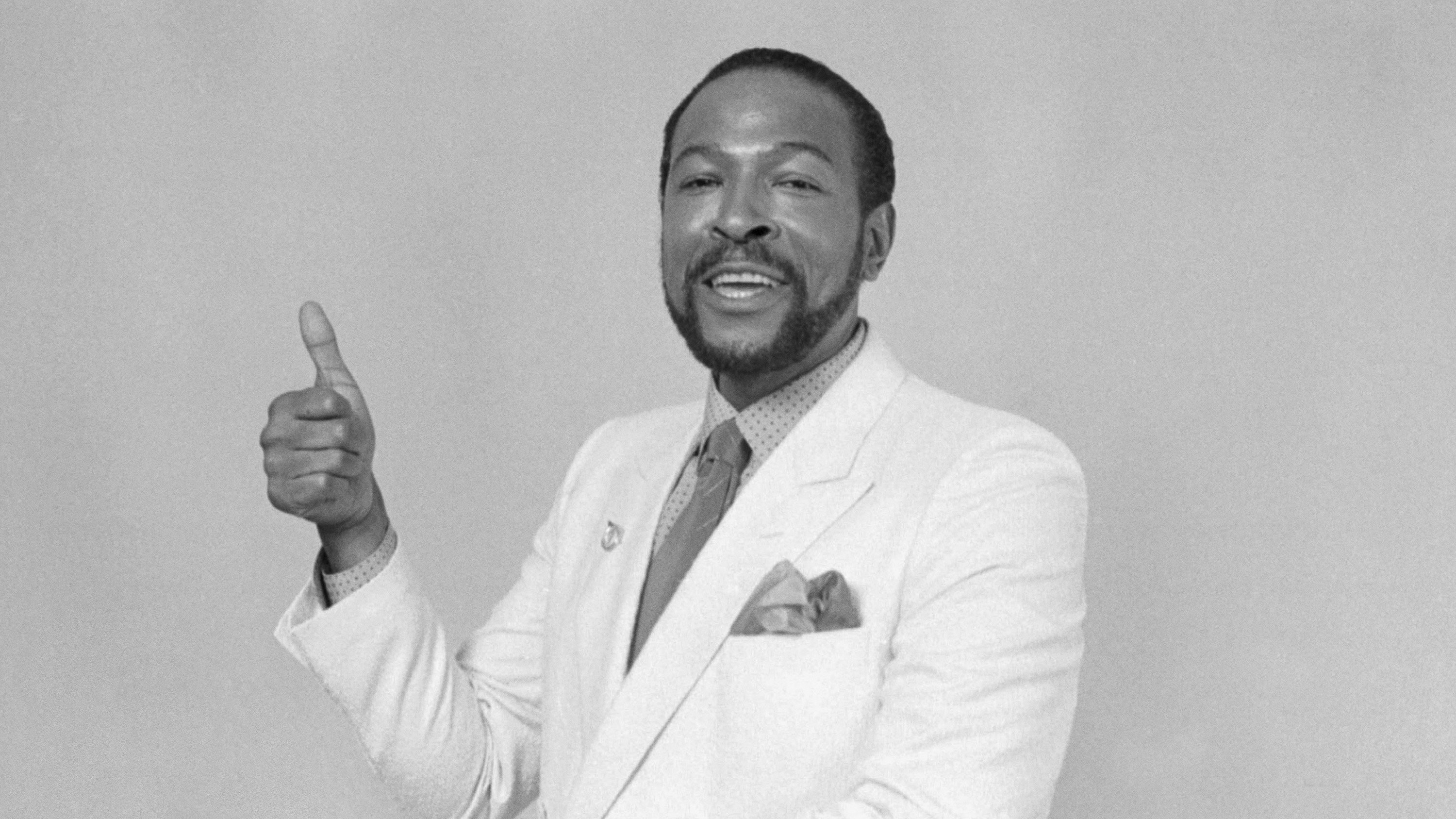 Marvin Gaye, photographed in 1983.