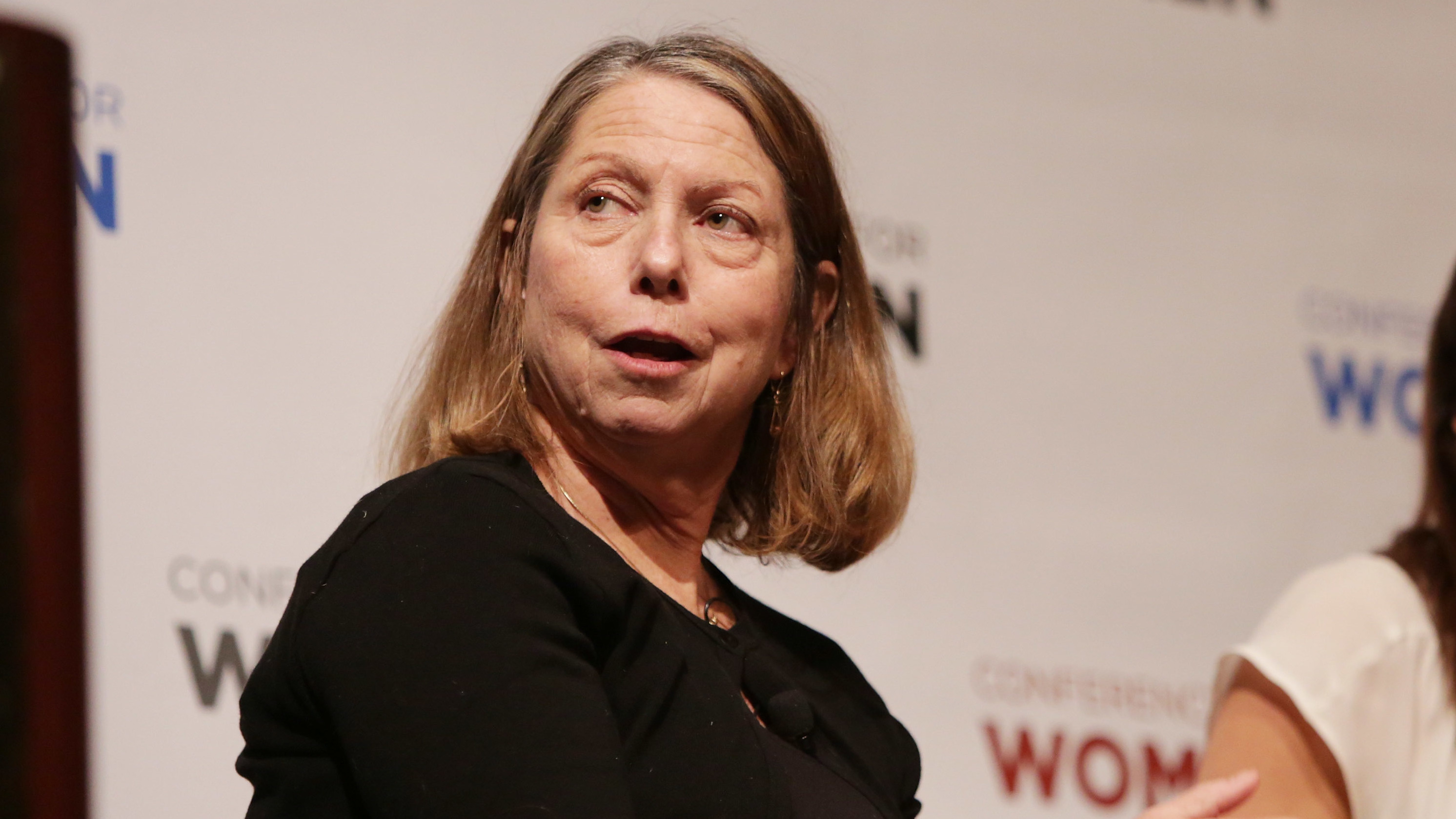 Journalist Jill Abramson participates in a conference at Santa Clara Convention Center on Feb. 24, 2015 in Santa Clara, Calif.