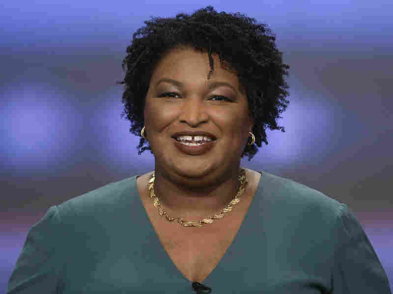 Stacey Abrams participates in a debate on May 20, 2018, in Atlanta, Ga.