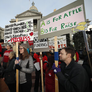 Denver Teachers Strike Over Base Pay