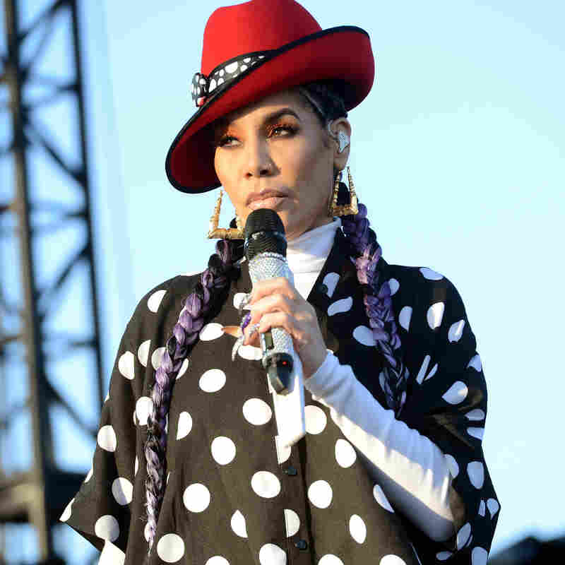 Singer Ivy Queen performs onstage during the Tropicalia Music and Taco Festival at Queen Mary Events Park on November 11, 2017 in Long Beach, California. (Photo by Scott Dudelson/Getty Images)