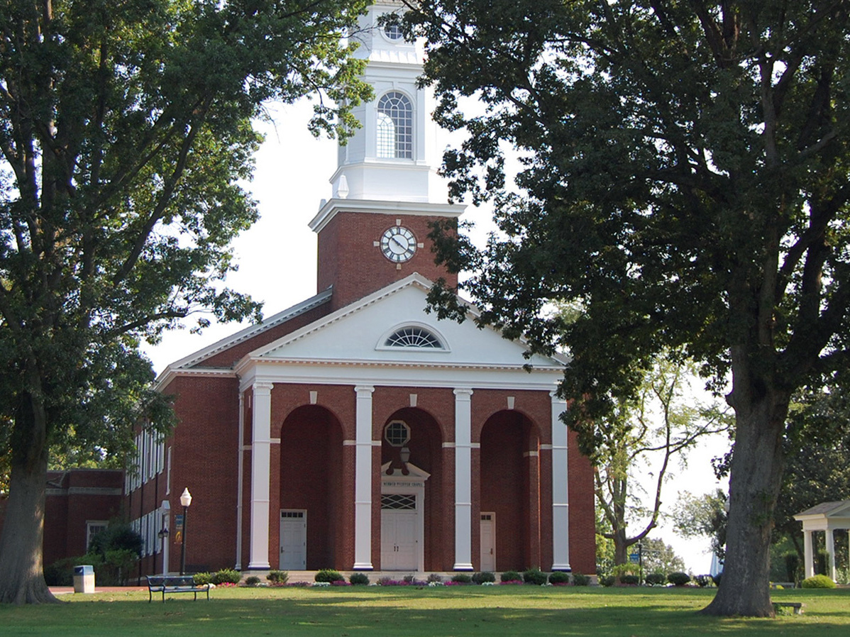 The Annie Merner Pfeiffer Chapel is seen on the campus of Bennett College in Greensboro, N.C. The college, one of two historically black colleges for women, is fighting to maintain its accreditation. (Bennett College)