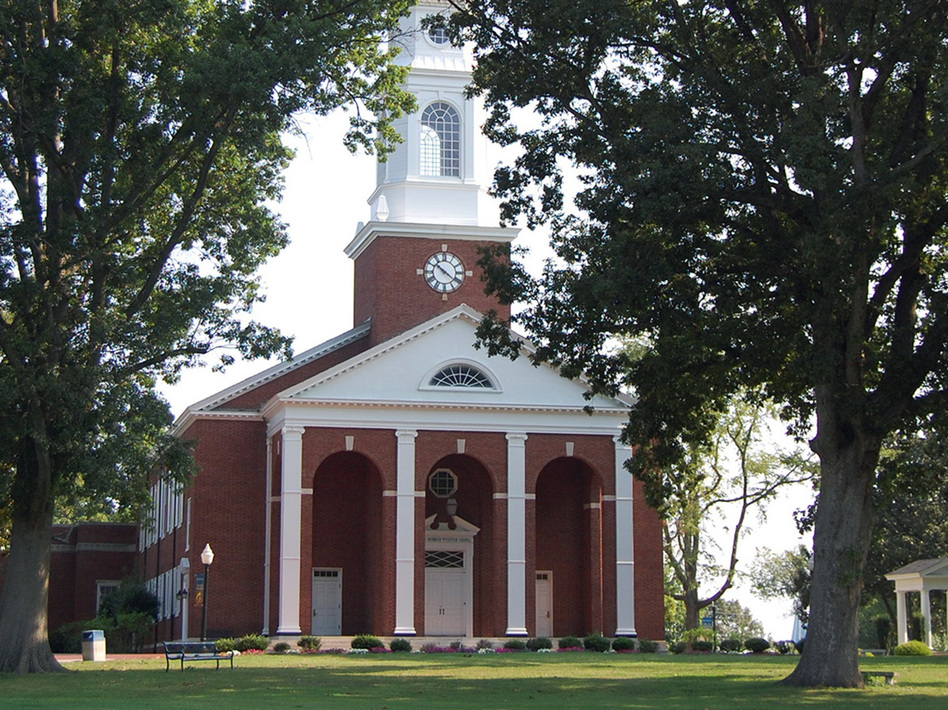 The Annie Merner Pfeiffer Chapel is seen on the campus of Bennett College in Greensboro, N.C. The college, one of two historically black colleges for women, is fighting to maintain its accreditation. (Bennett College)