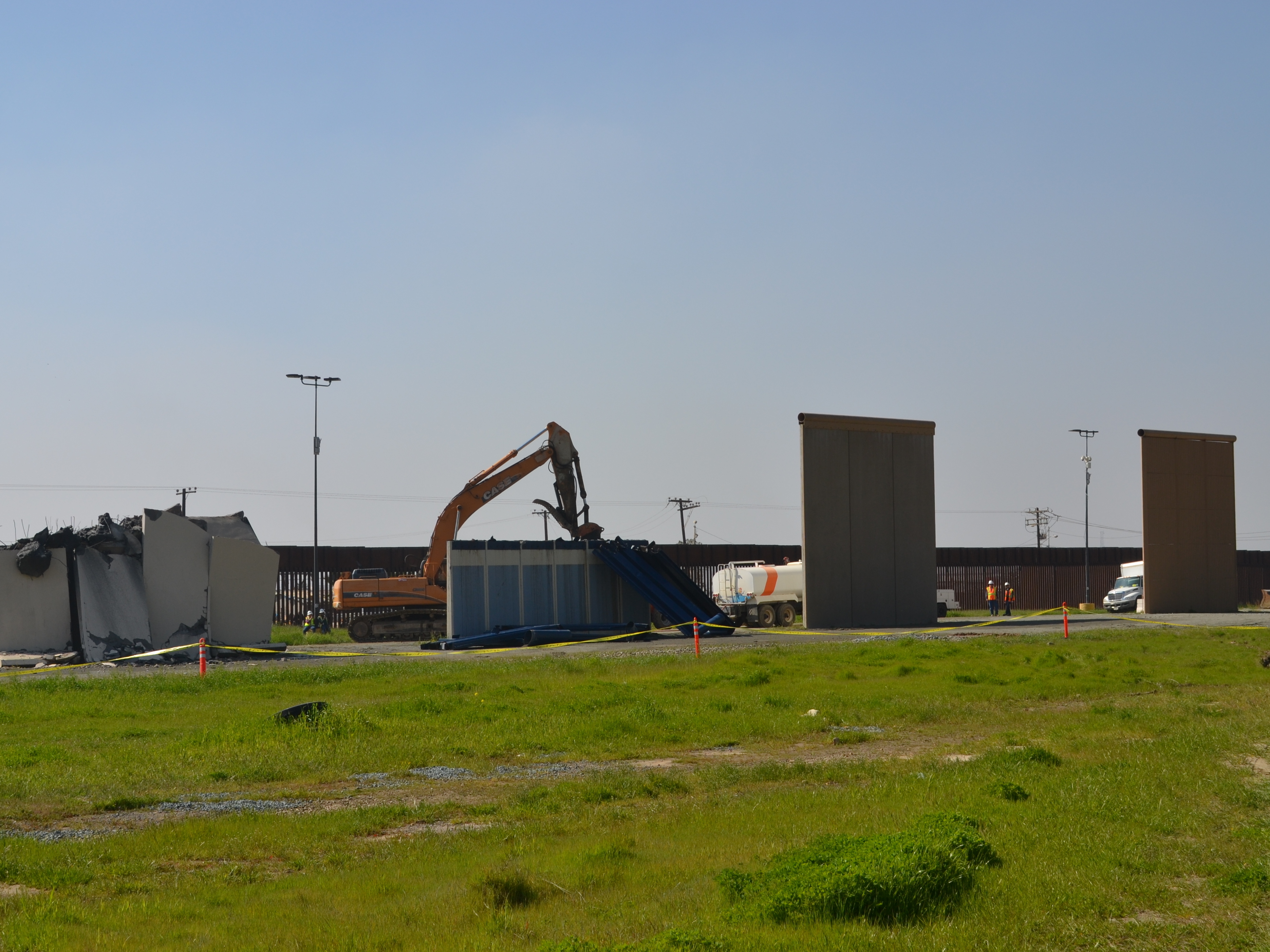 WATCH: Border Wall Prototypes Destroyed, Making Way For New Fencing
