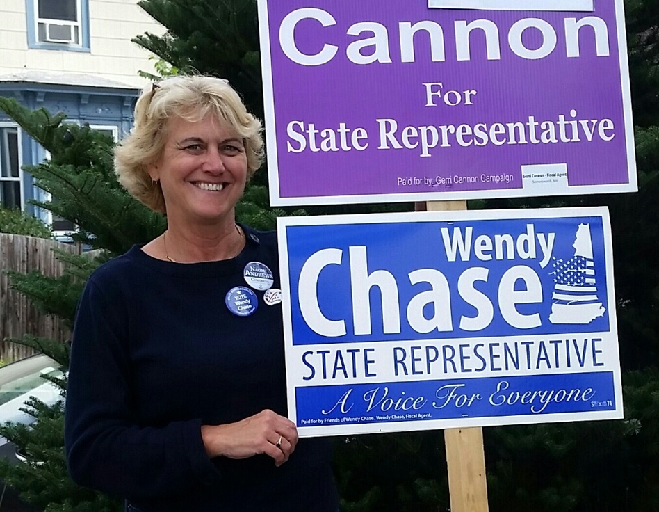 Wendy Chase was elected to the New Hampshire House in November. Her mission to pass paid parental leave was inspired by the decades of care her daughter required after being diagnosed with cancer at age 2. (Glenn Chase/Courtesy of Wendy Chase)