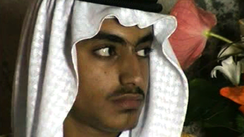 In this image from video released by the CIA, Hamza bin Laden is seen at his wedding. The U.S. government is offering a reward of $1 million for information leading to his location.