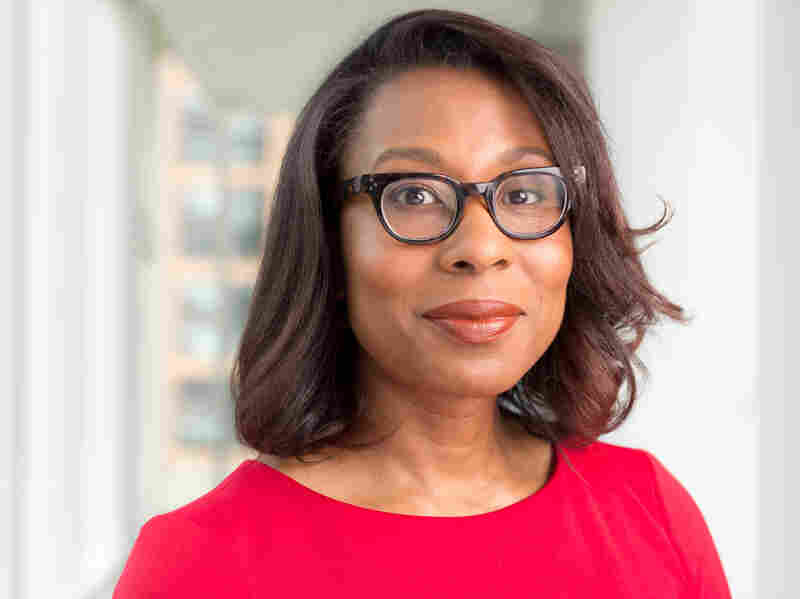 Audie Cornish at NPR headquarters in Washington, D.C., May 22, 2018. (photo by Allison Shelley)