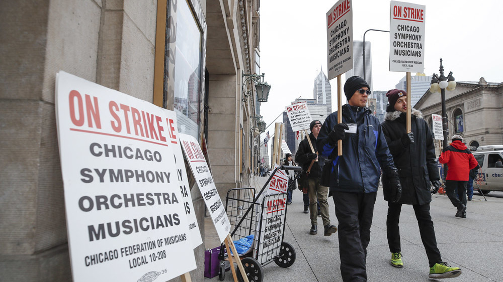 Chicago Symphony Orchestra Musicians Strike : NPR