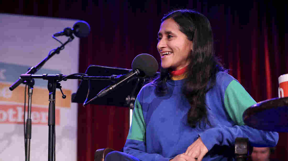 Aparna Nancherla appears on Ask Me Another at the Bell House in Brooklyn, New York.
