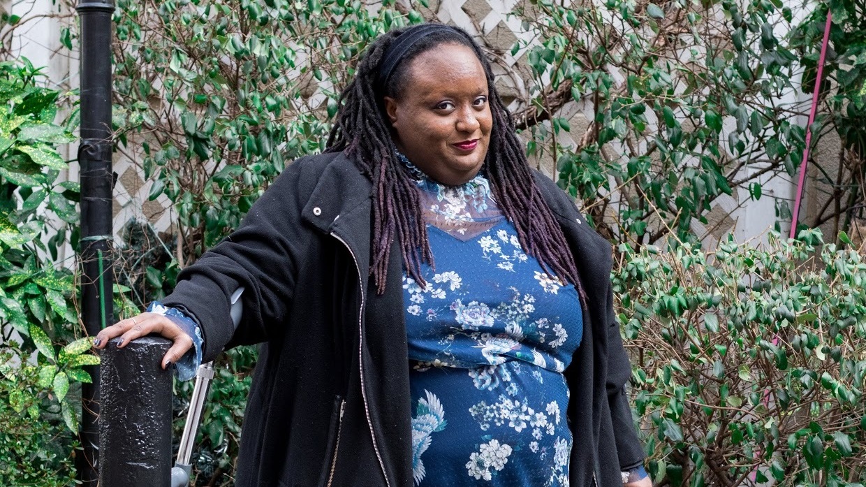 &quot;There seems to be this sense where disabled people are kind of seen as oddities and forced to go through this world to be singled out and othered,&quot; says Imani Barbarin. &quot;There's really no common sense attached when able-bodied people approach disabled people.&quot; (Courtesy of Madasyn Andrews)