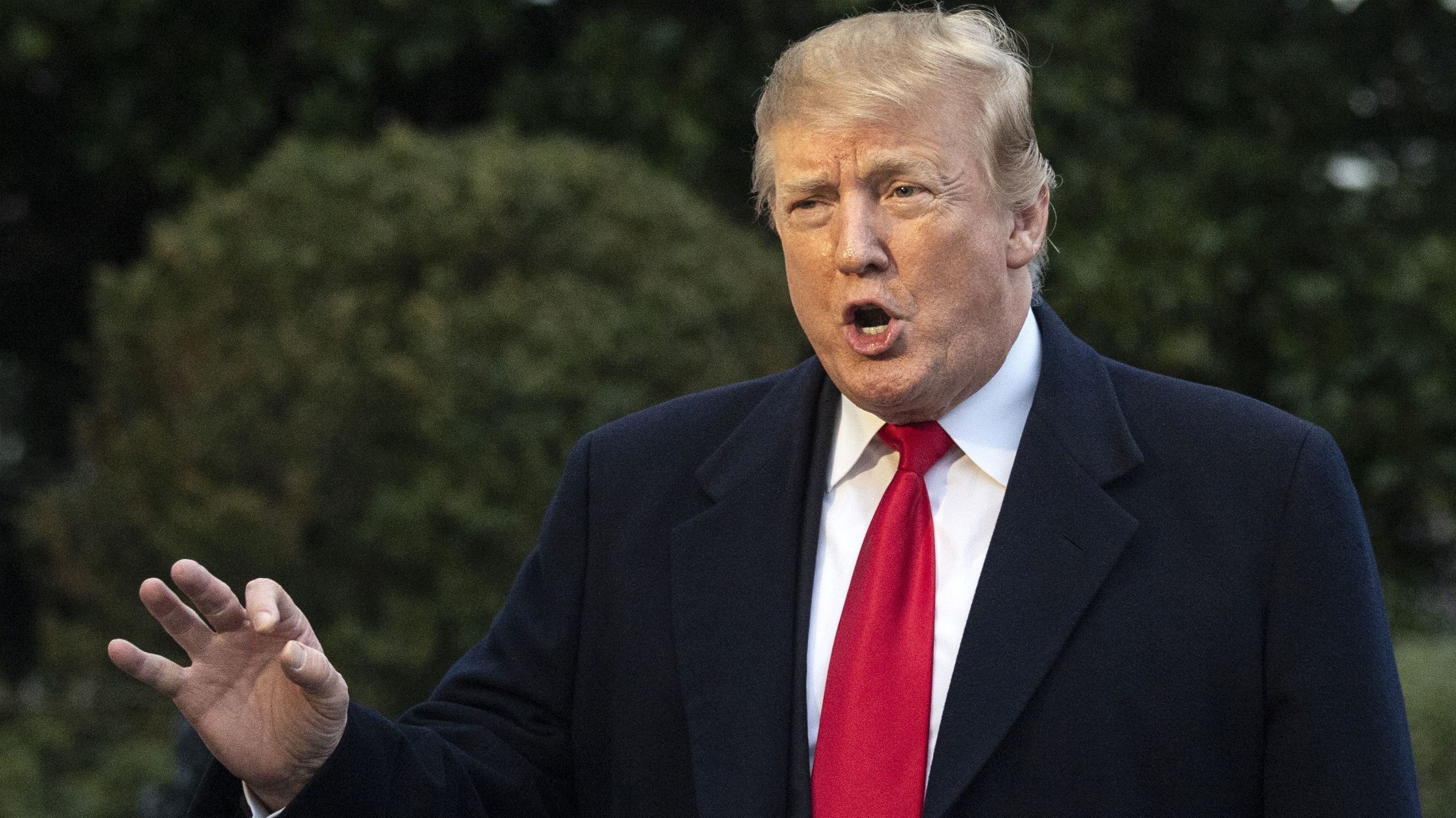 President Trump returns to the White House on Sunday in Washington, D.C., after the attorney general had provided Congress and the public with a summary of the Mueller report. (AFP/Getty Images)