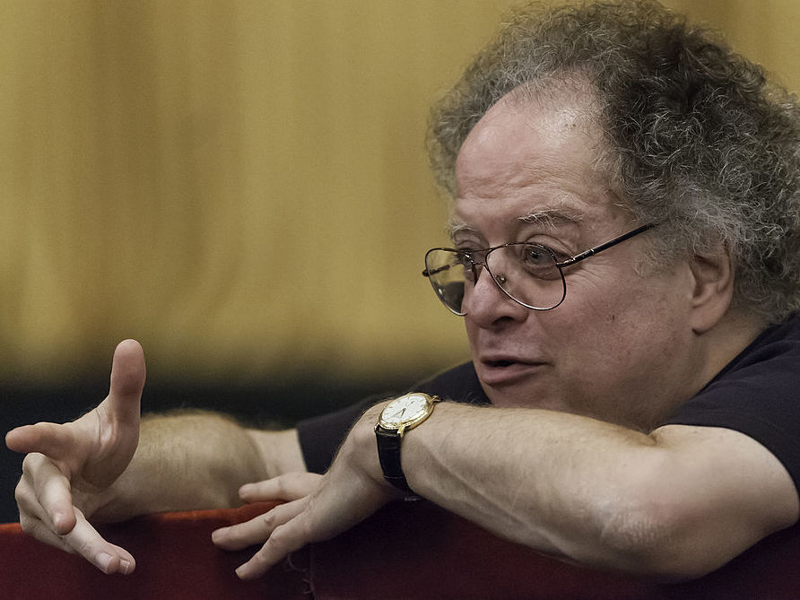 James Levine, in rehearsal at the Metropolitan Opera in 2008. (Getty Images)