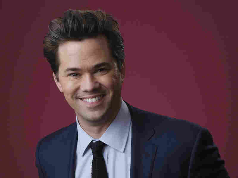 Andrew Rannells poses for a portrait during the 2019 Winter Television Critics Association Press Tour, on Jan. 31, 2019, in Pasadena, Calif.