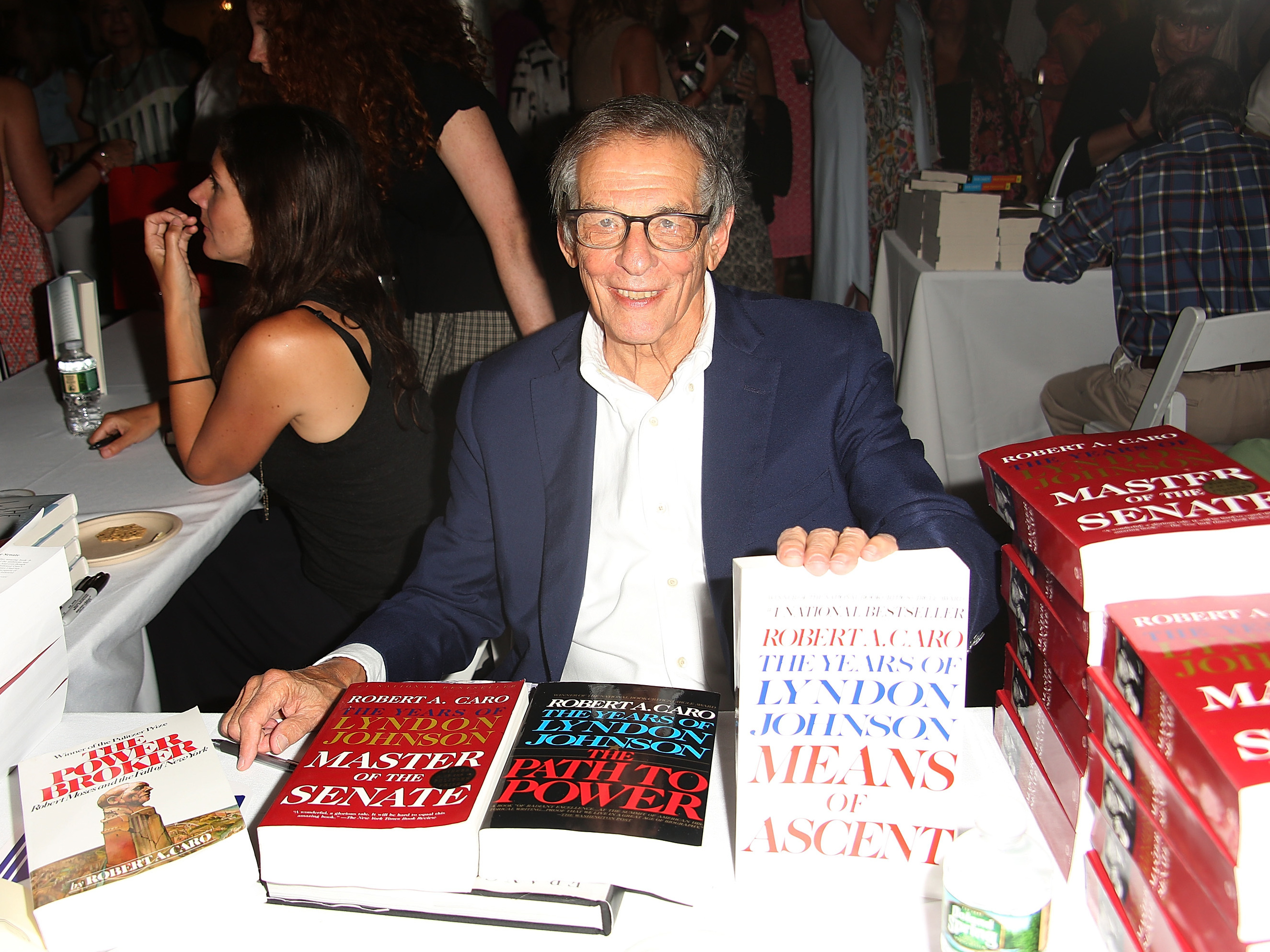 Robert Caro attends Author's Night 2017 to benefit the East Hampton Library on Aug. 12, 2017 in East Hampton, New York. (Getty Images)