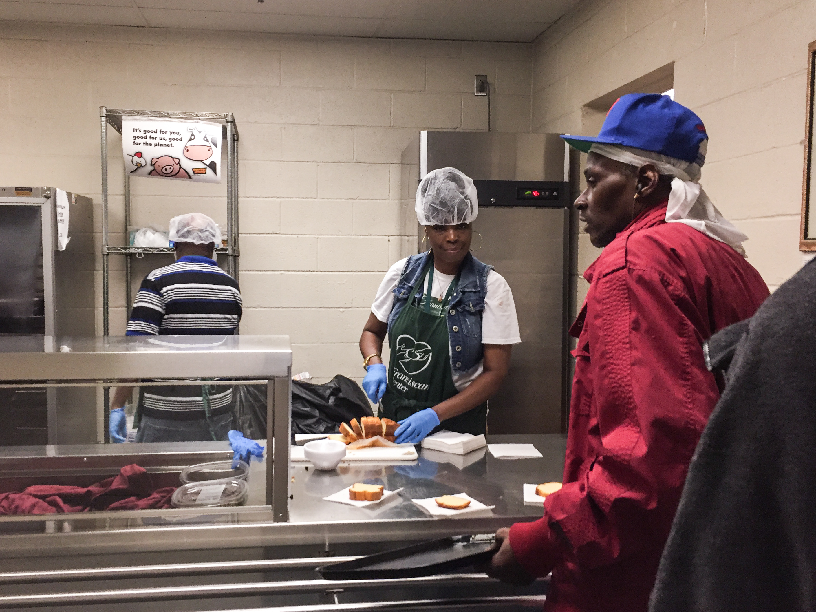 The Franciscan Center in Baltimore serves a hot lunch daily to those who need extra help, even if they receive food stamps. Those benefits could end for 755,000 able-bodied adults. (NPR)