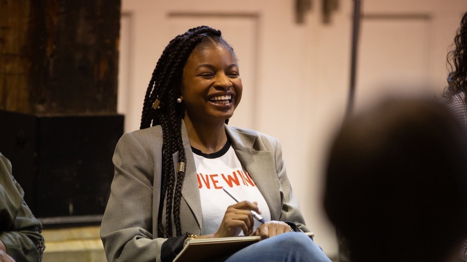 Khadijah Ameen, 29, a woman who voted for Hillary Clinton in 2016, was among the participants of a weekend-long workshop with a dozen people of varying political views. (Courtesy of the National Institute for Civil Discourse and New Voice Strategies)