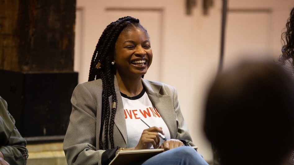 Khadijah Ameen, 29, a woman who voted for Hillary Clinton in 2016, was among the participants of a weekend-long workshop with a dozen people of varying political views. (Courtesy of the National Institute for Civil Discourse and New Voice Strategies)