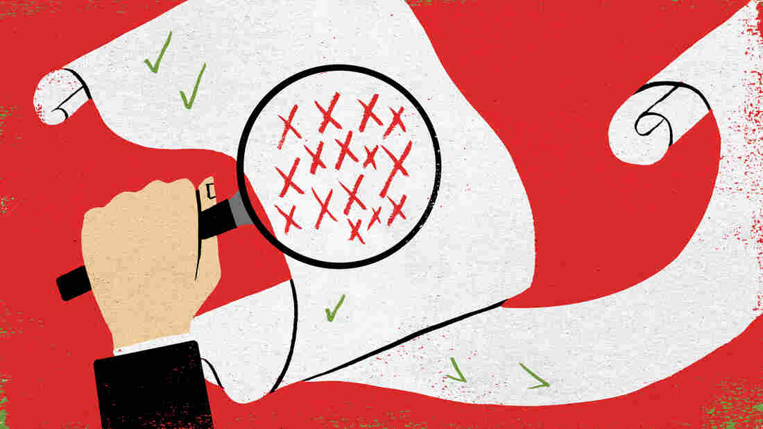 Finding errors in student loan payback plans.