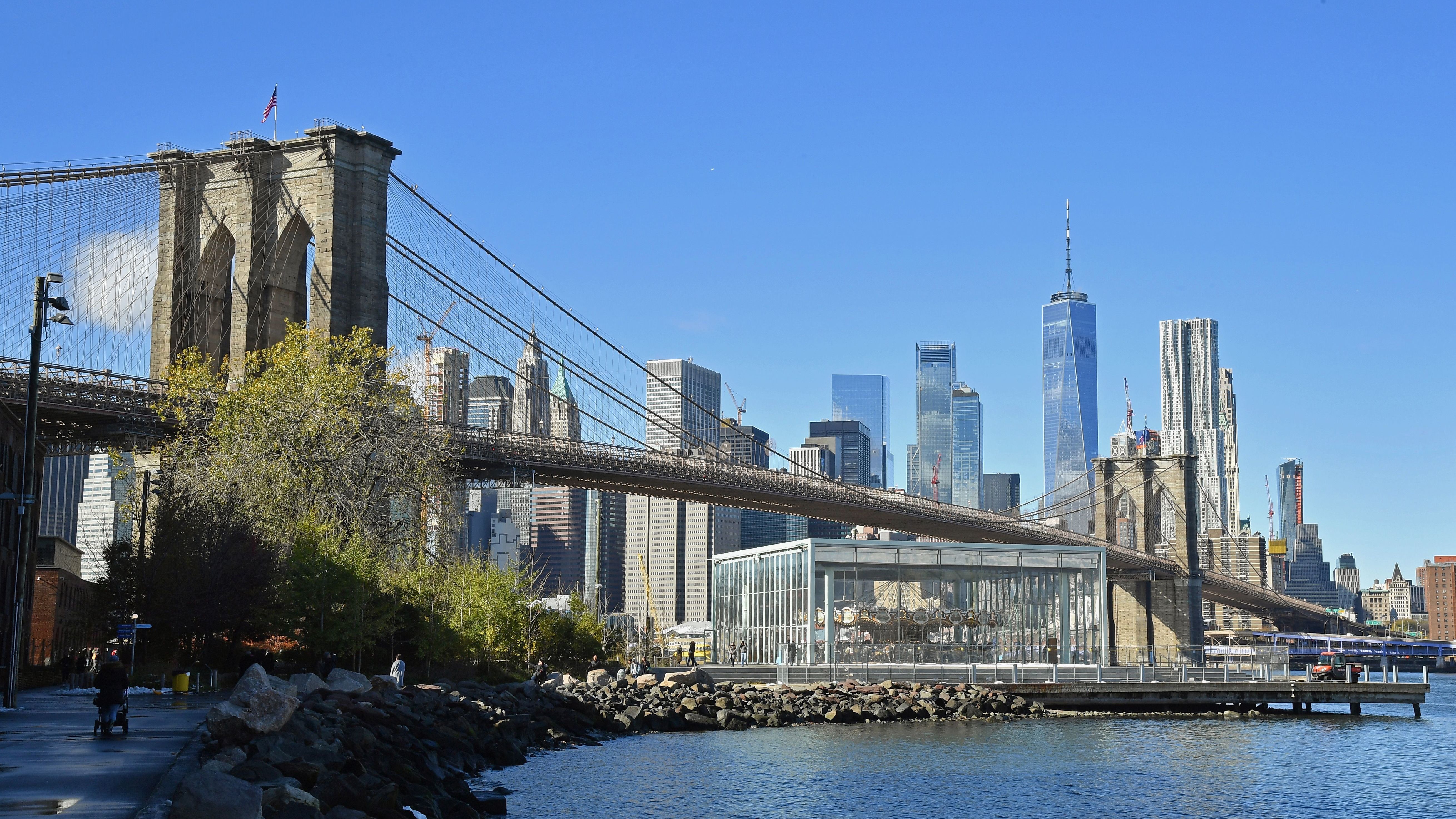 New York's Brooklyn Bridge is one of more than 47,000 bridges identified as &quot;structurally deficient,&quot; according to the annual report from the American Road and Transportation Builders Association. (Angela Weiss/AFP/Getty Images)