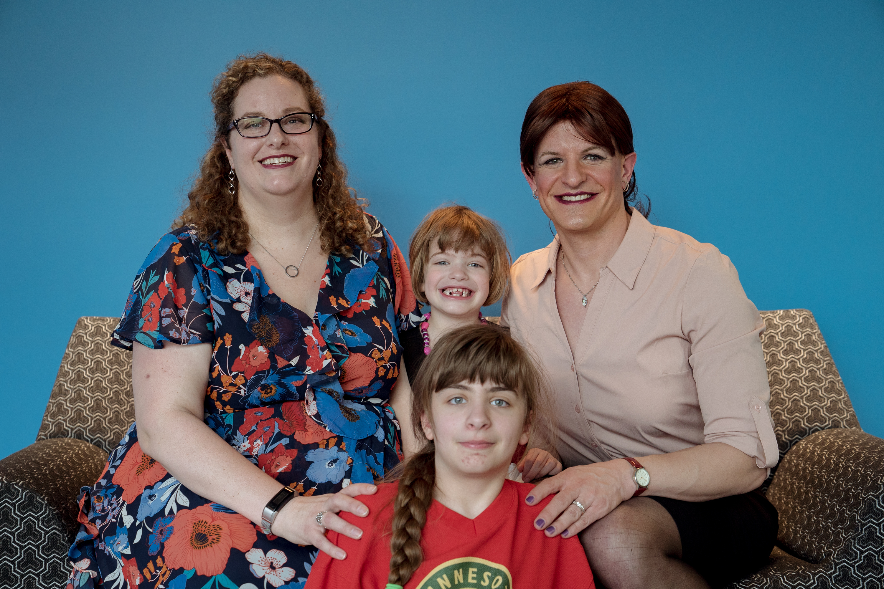Clockwise from top right: Lt. Col. &quot;B&quot; Fram, Kathryn Fram, Peg Fram, Alivya Fram, (NPR)