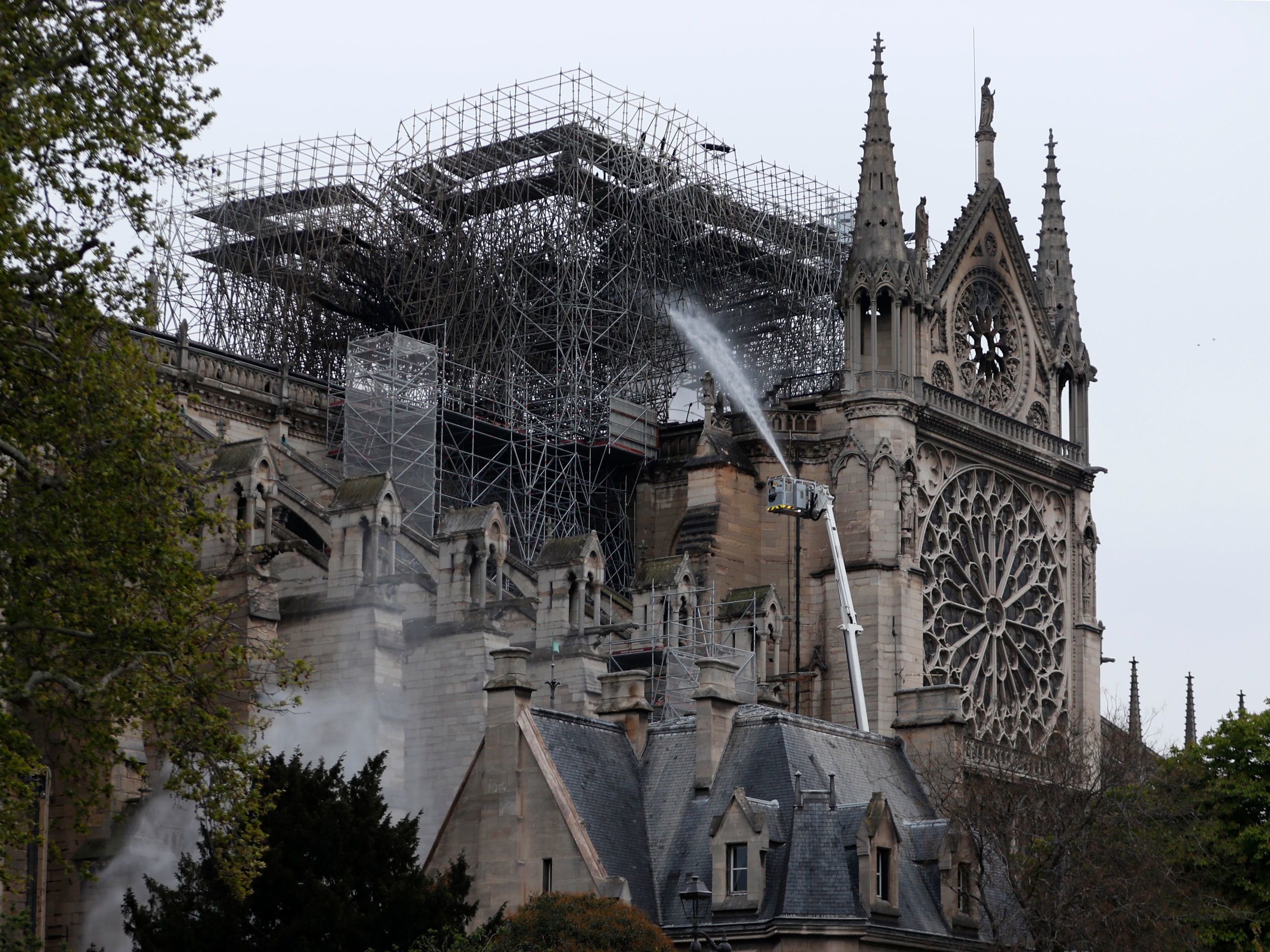 Paris Holds Vigil To Mourn Notre Dame Fire Damage, Macron Vows Swift