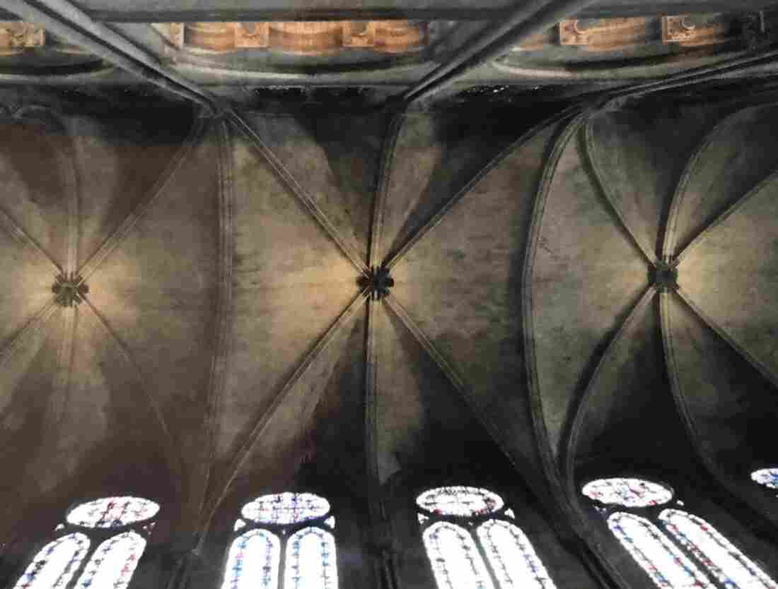 Once inside, her majesty took my breath away, and a deep peace came over me. I was in awe at everything I looked at, but the roof – that stunning, unimaginably high roof – built by hand, to be as close to the heavens as humanly possible. I'm so sad.
