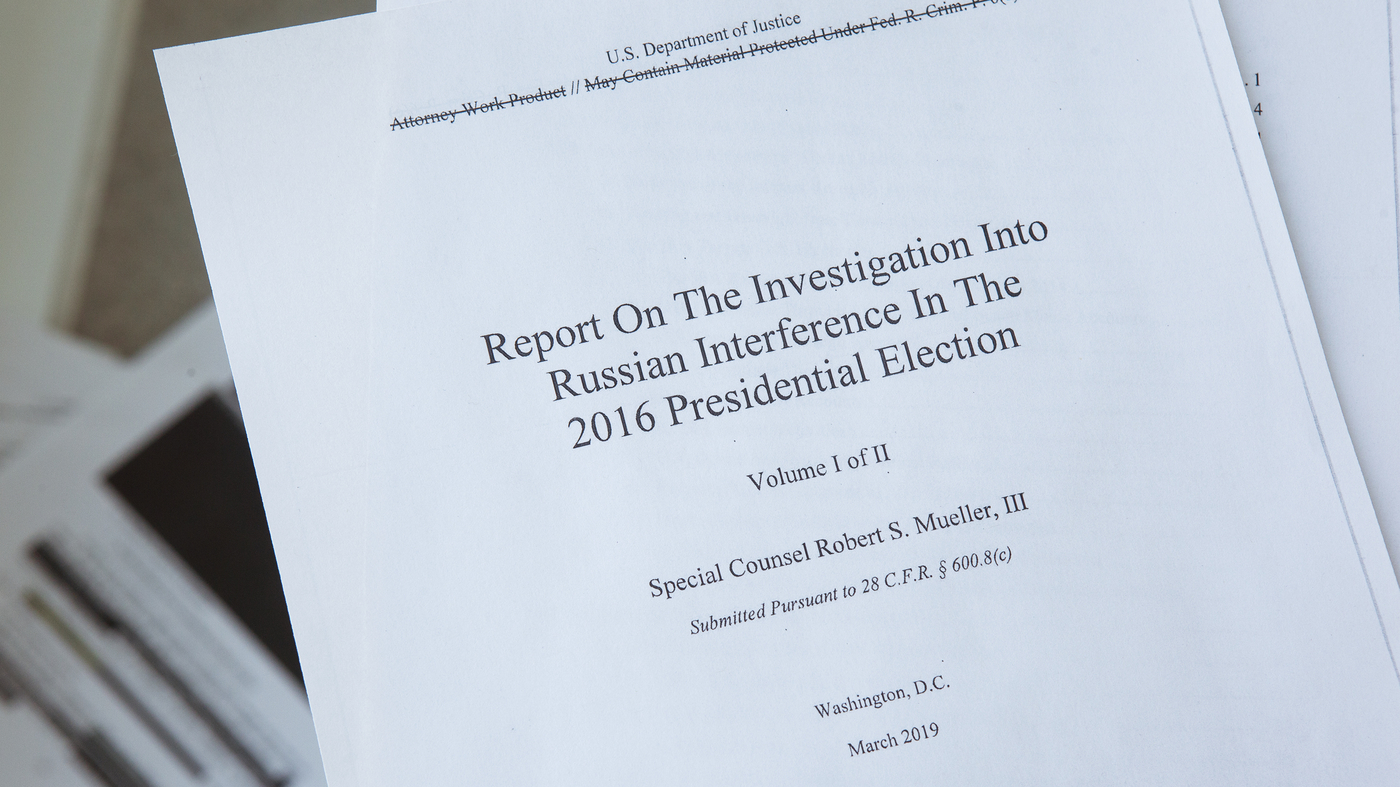 Mueller Investigation Report: Read NPR's Analysis And Annotated ...