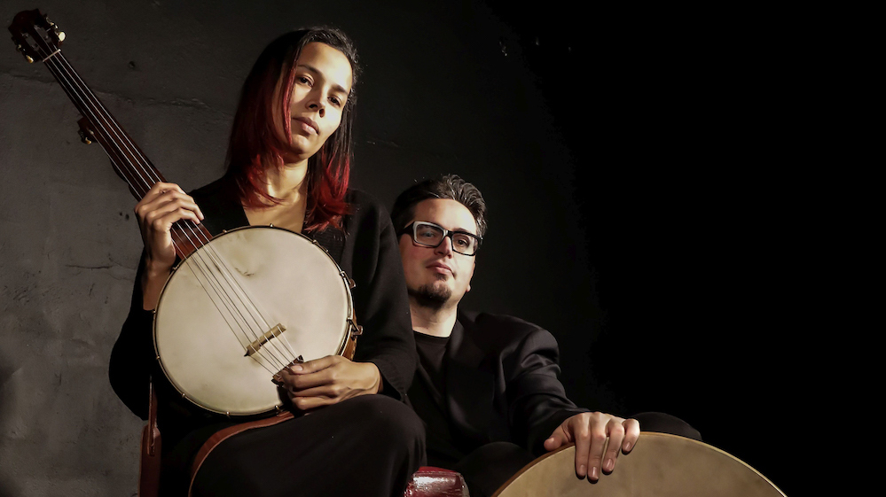 Rhiannon Giddens' new album with Francesco Turrisi, <em>There is No Other</em>, comes out May 3. (Courtesy of the artist)