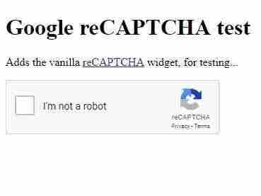 I am not not not a robot.