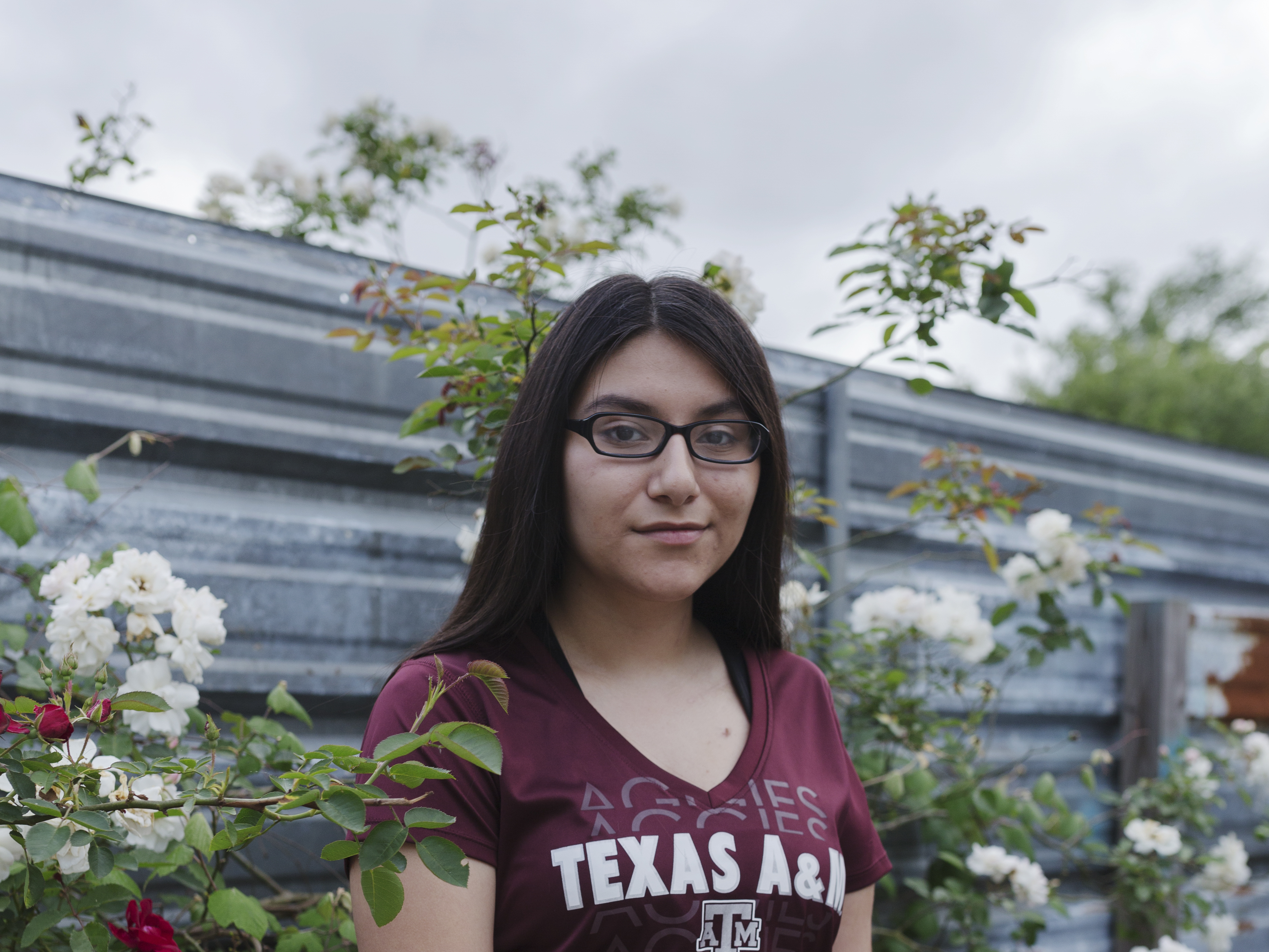 Sarah Salazar was 16 when a gunman walked into her Santa Fe, Texas, classroom and changed her life forever. (Allison Hess for NPR)
