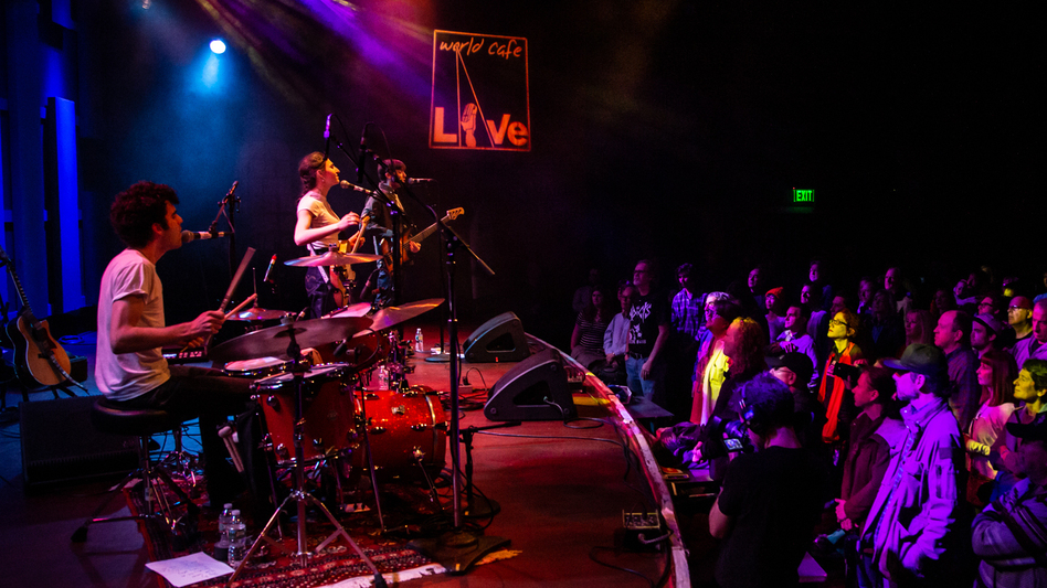 Bailen performing WXPN's Free At Noon Concert at World Cafe Live in Philadelphia, PA. (Gabriela Barbieri/WXPN)
