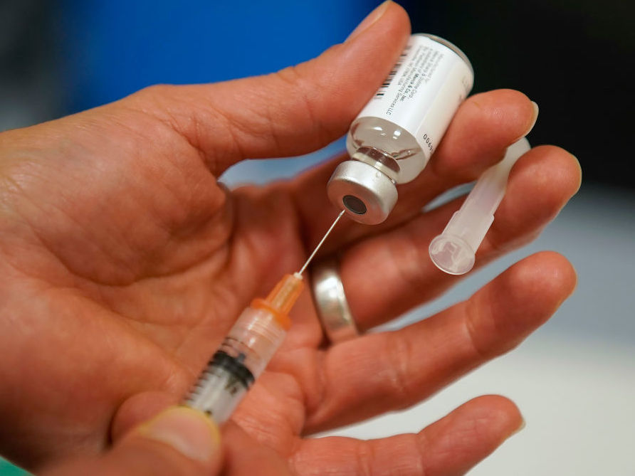 Measles vaccination rates need to be at 93% to 95% to keep herd immunity. Otherwise, very young infants or other vulnerable people can be exposed to the virus. (Getty Images)