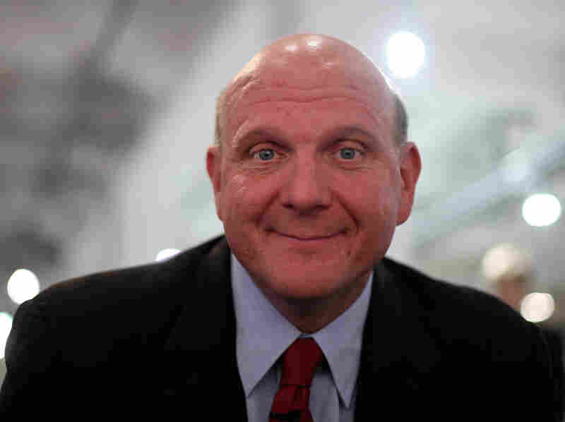 Steve Ballmer looks on during a news conference on Oct. 7, 2009 in Munich, Germany.