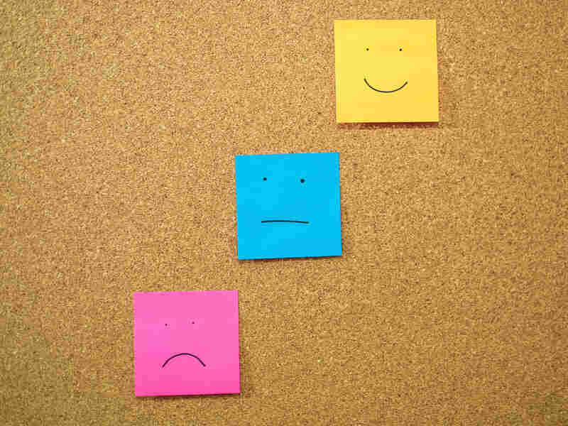 Feedback post-it notes.