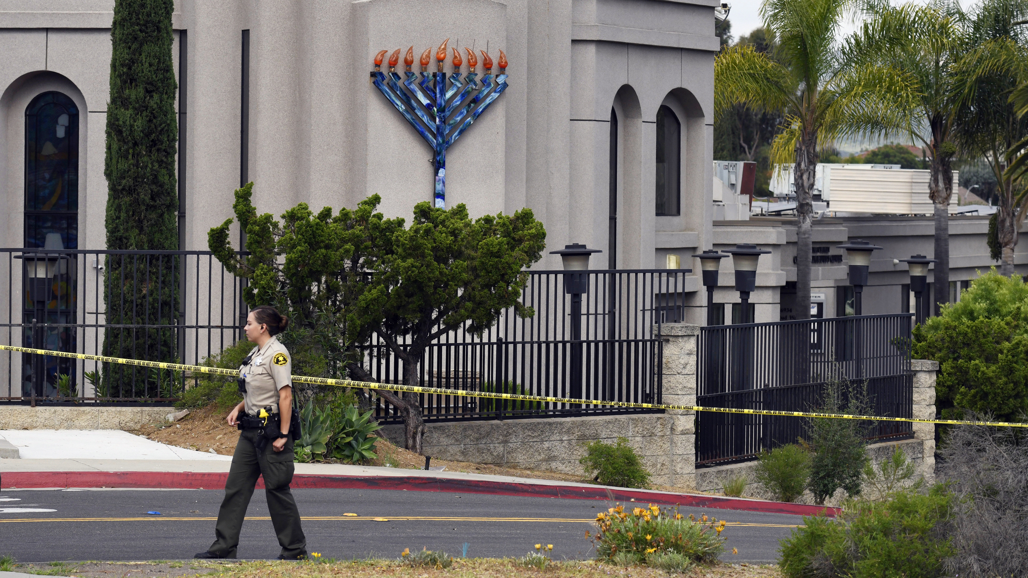 The Poway Chabad Synagogue in Poway, Ca., was attacked last month when a gunman fired at Passover worshippers. The FBI says it is currently investigating 850 cases of domestic terrorism.