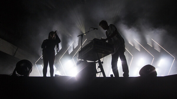 Sylvan Esso perform in Austin, Tex. in 2018.