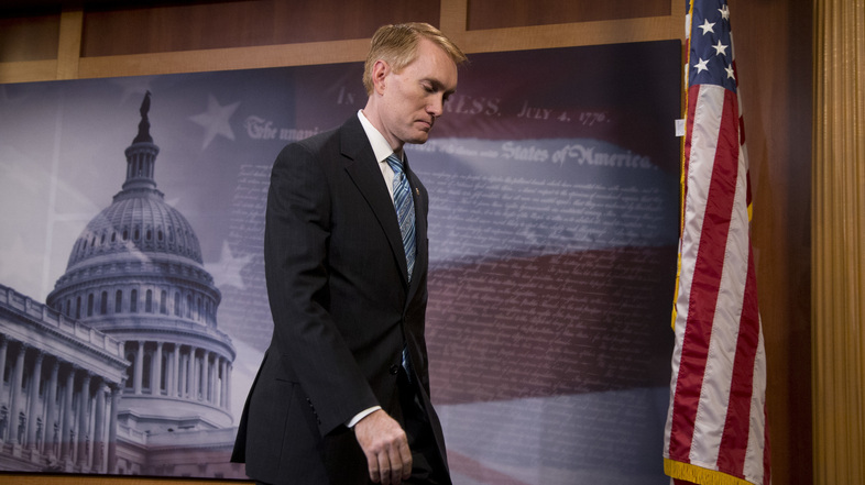 Sen. James Lankford, R.-Okla., said he worries an opportune moment may pass following the release of the Mueller report without new action to secure U.S. elections. (Manuel Balce Ceneta/AP)