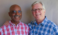 At StoryCorps in Palm Springs, Calif., David Wilson (left) and his husband Robert Compton talk about how, as a same-sex couple, their treatment by others has changed since they were legally married in 2004.