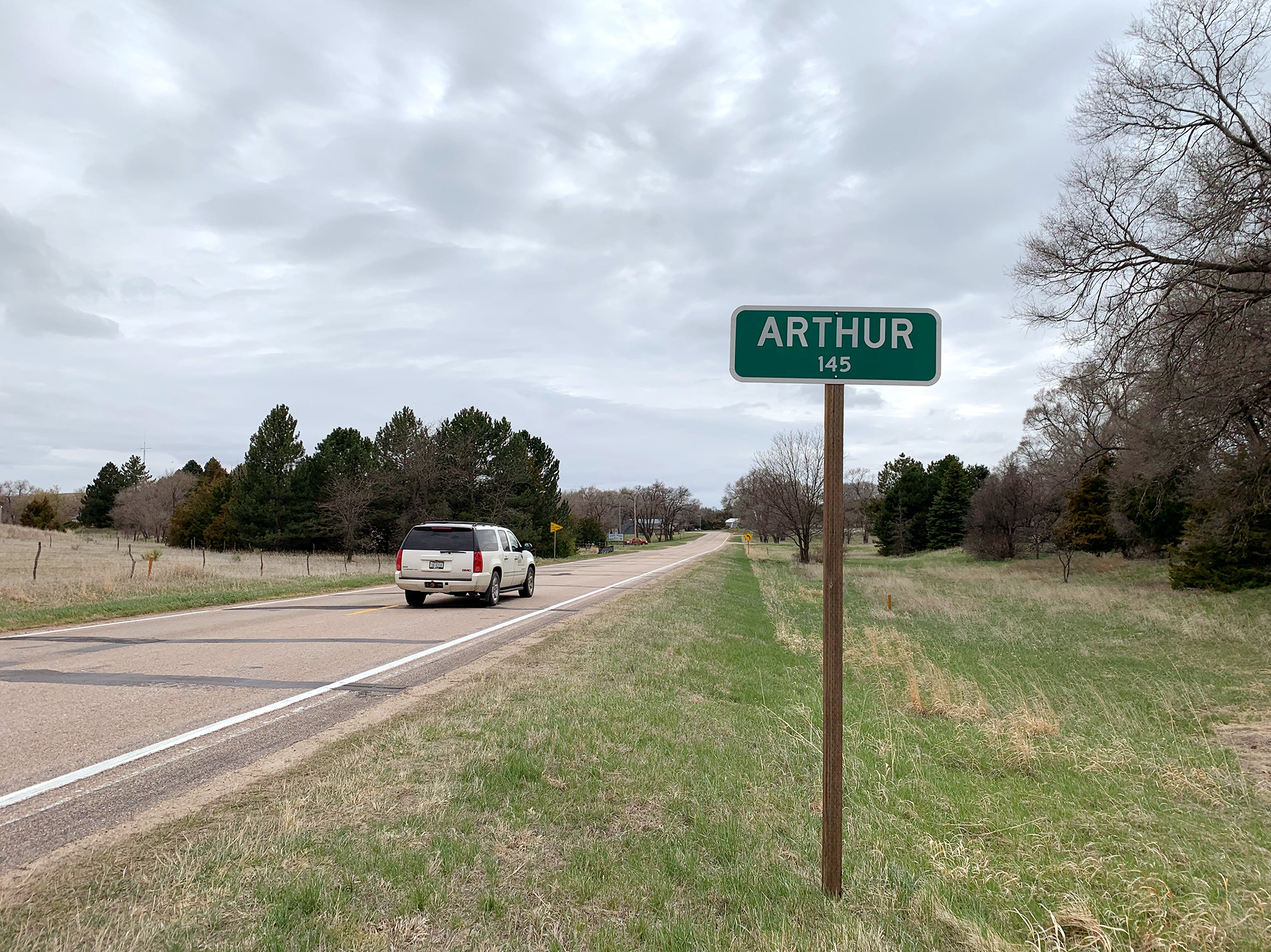 For people living in the small town of Arthur, Neb., getting to a doctor can be a challenge. The nearest hospital is located about 40 miles away in Ogallala. (Krik Siegler/NPR)