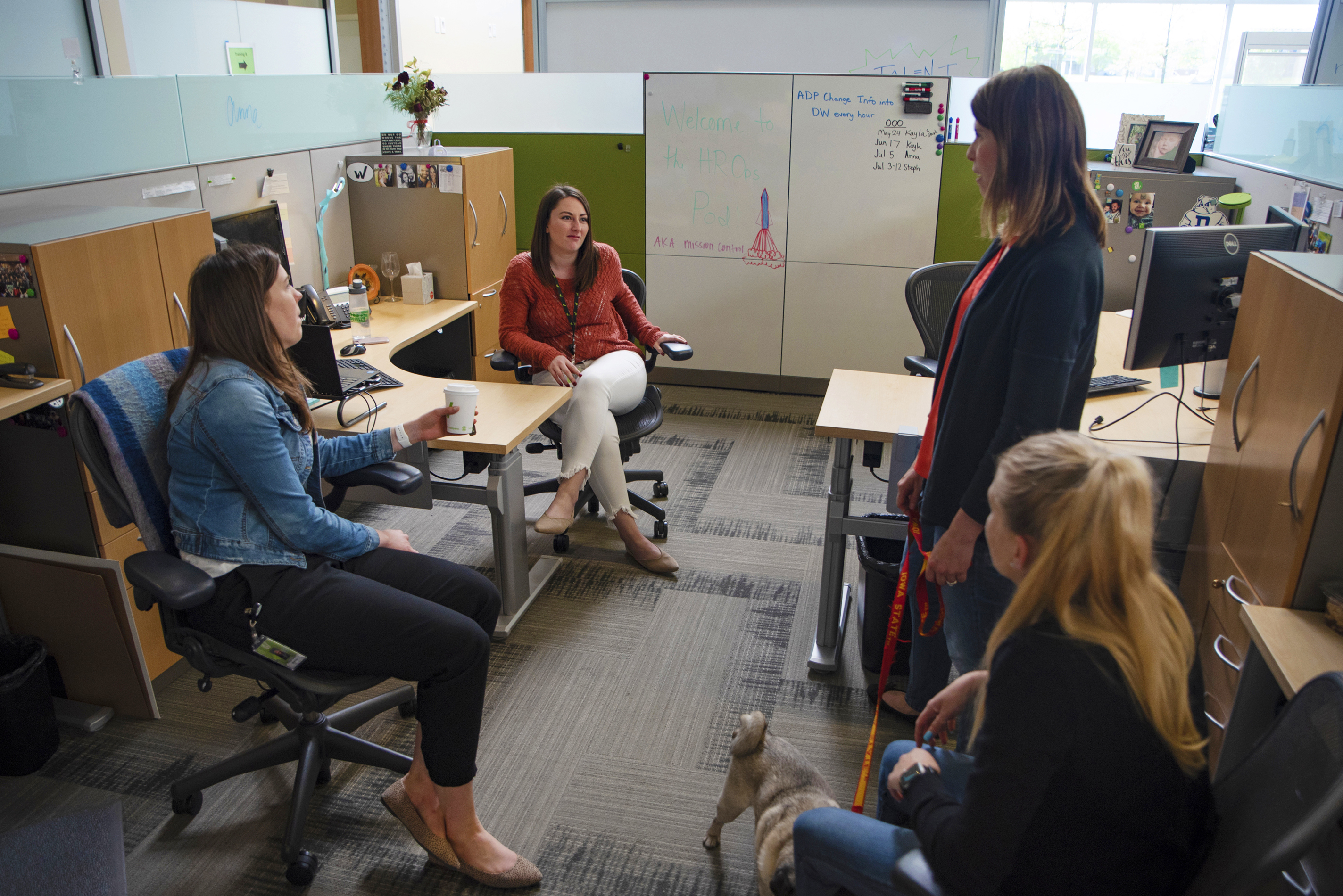Forrester checks in with members of the "HR Ops pod" at Workiva. The company tries to sell prospective hires on the area's quality of life along with generous benefits.