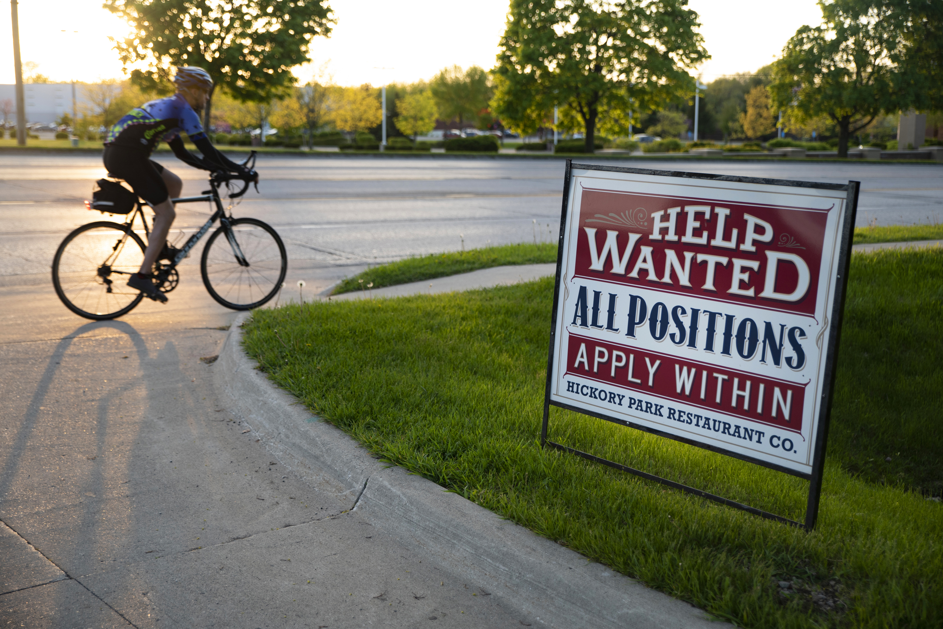 The "help wanted" sign outside Hickory Park has been there for two years, Kopecky says.