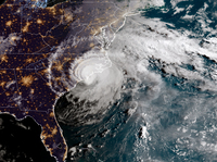 Hurricane Florence made landfall in North Carolina on Sept. 14, 2018. The National Oceanic and Atmospheric Administration forecasts that two to four major hurricanes will form in the Atlantic during the 2019 hurricane season, which begins June 1.