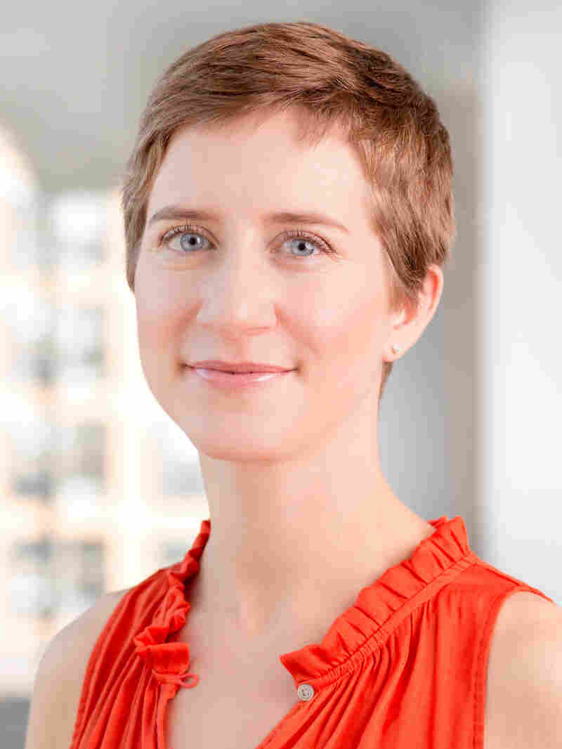 Laurel Wamsley at NPR headquarters in Washington, D.C., November 7, 2018. (photo by Allison Shelley)