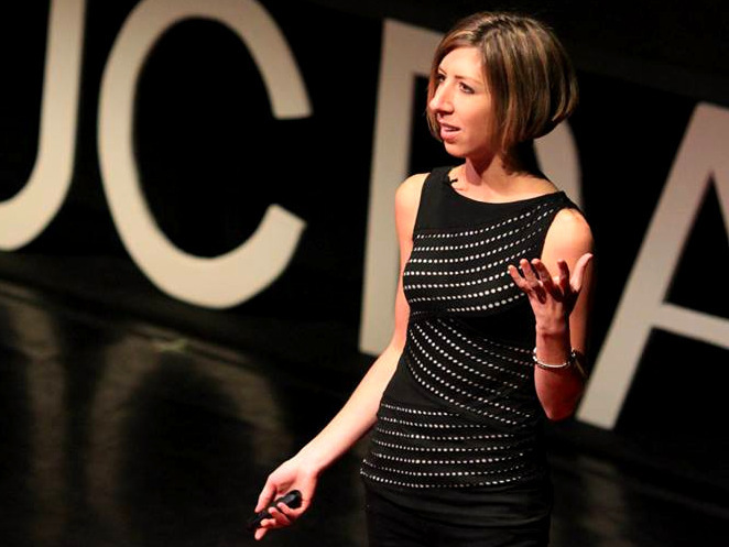 Alison Ledgerwood on the TED Stage. Alison Ledgerwood: How Can We Reframe Setbacks In A Positive Light?