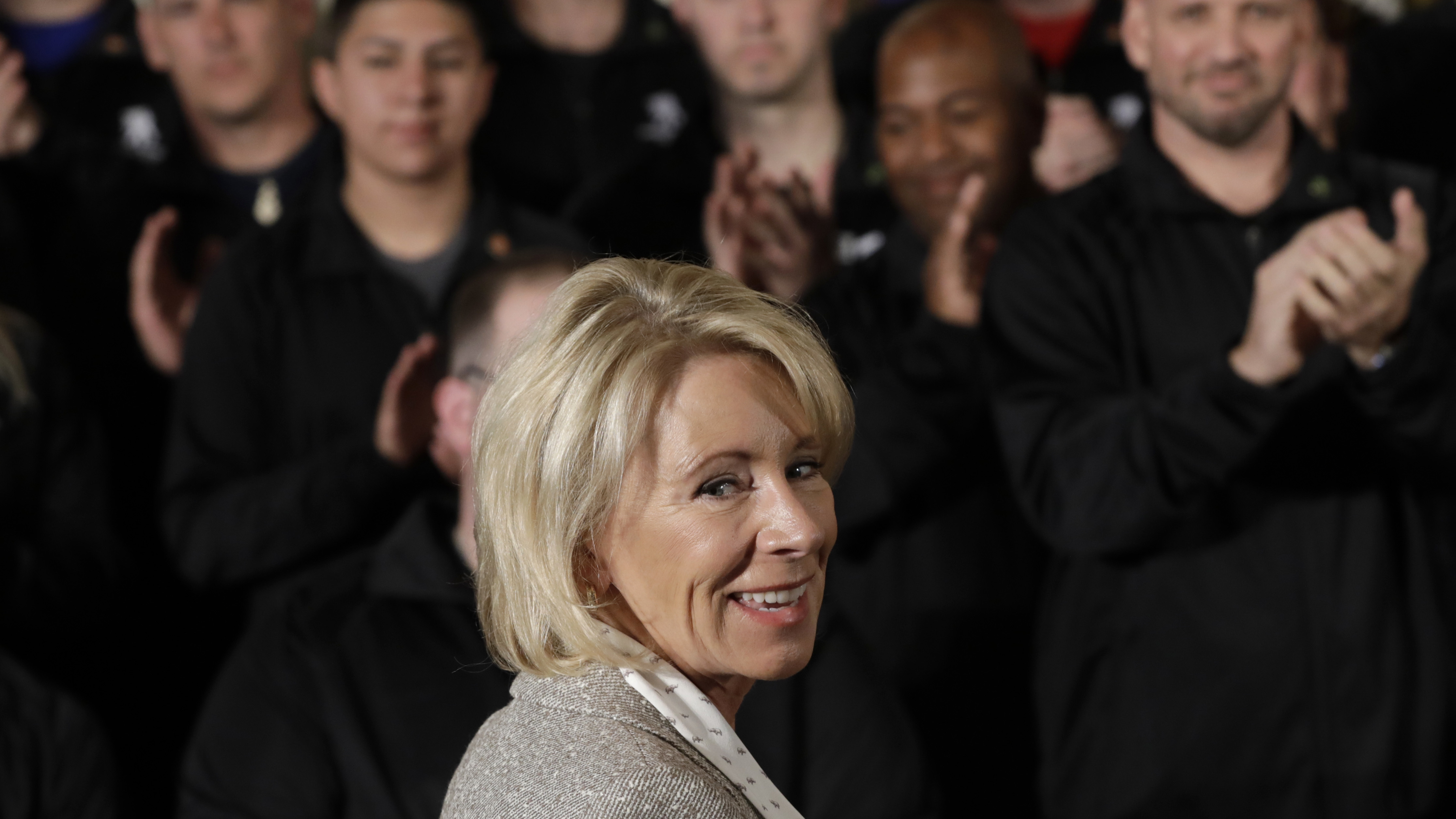 U.S. Secretary of Education Betsy DeVos has not responded publicly to the letter seeking automatic student loan forgiveness for veterans who are permanently disabled.