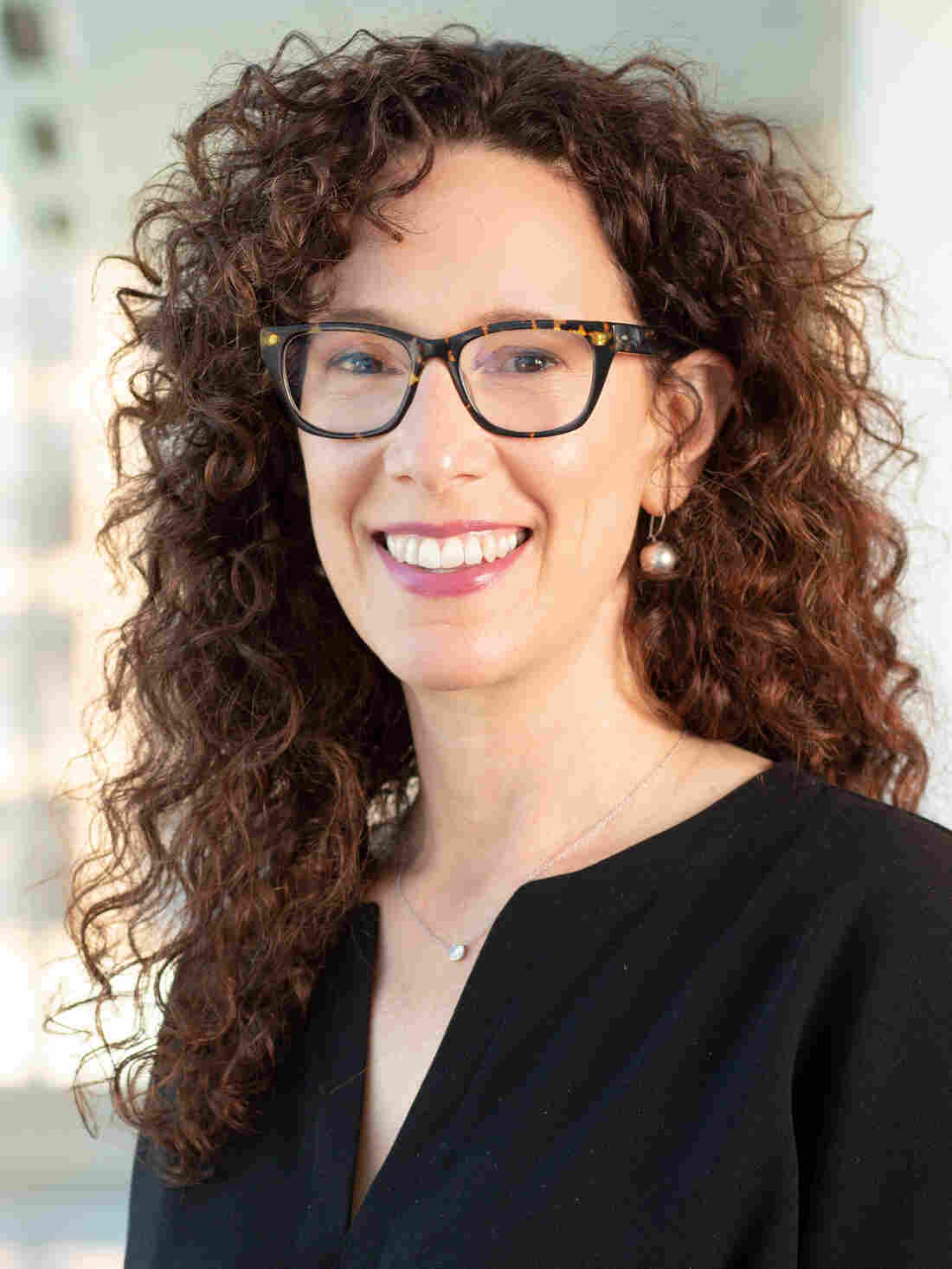 Jessica Goldstein at NPR headquarters in Washington, D.C., May 21, 2019. (photo by Allison Shelley)